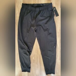 Brand New Layer 8 Men's Black Technical Performance Jogger Pants